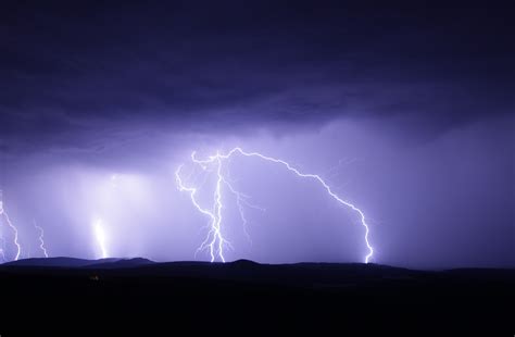 Thunderstorm, light rain with persistent thunder - sound effect