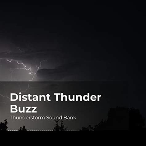 Thunderstorm, thunder noise with light rain - sound effect