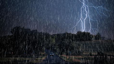 Thunderstorm, thunderclap with heavy rain (2) - sound effect