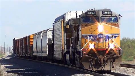 Freight train passing by fast - sound effect