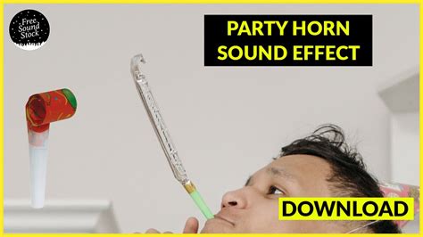 Party horn, noise - sound effect