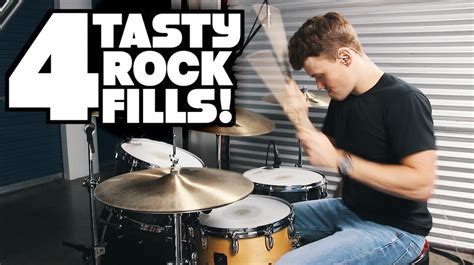 Heavy rock fills (4): rock drum kit - sound effect