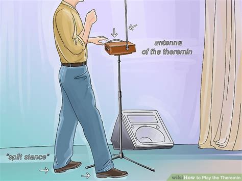 Playing the theremin (option 3) - sound effect