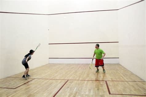 Squash game, one hit - sound effect
