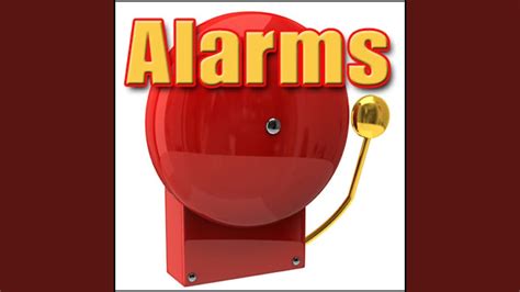 Distorted electronic alarm with beeps - sound effect