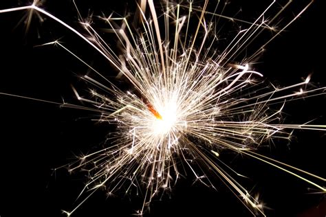 Sparkling fireworks - sound effect