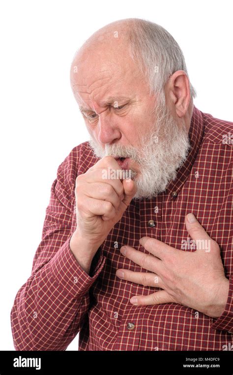 Man coughing - sound effect