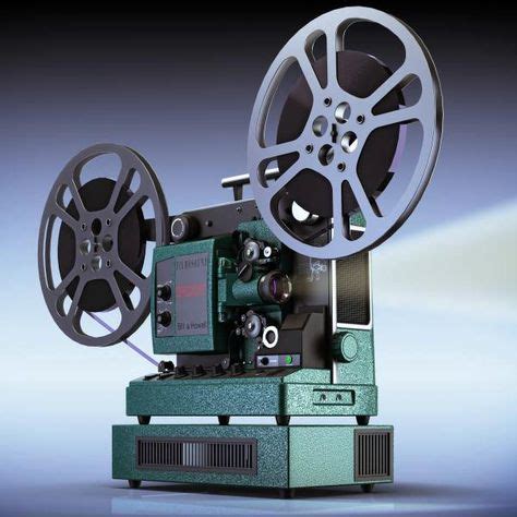 Movie projector 16 mm, rewind to the end - sound effect