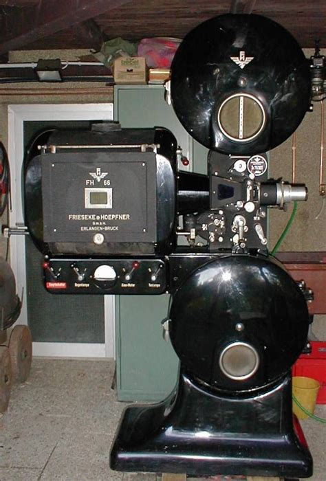 Movie projector 35 mm, rewind and forward - sound effect