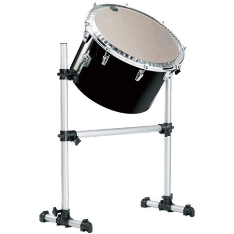 Concert bass drum, strong beats with gong, music - sound effect