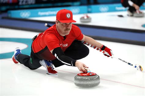 Curling: a granite projectile (stone) slides on ice - sound effect