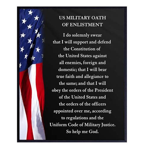 Sound of the military oath