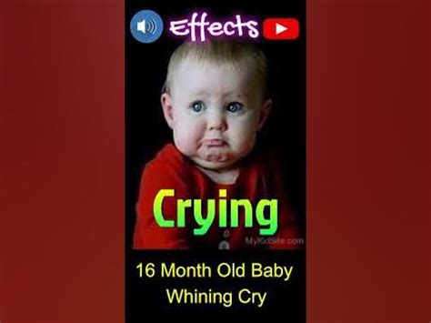 16 month old boy whining (whining) - sound effect