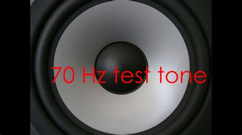 70 hz: subwoofer test, 1 min.   - sound effect