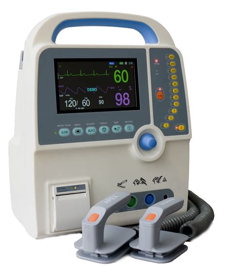 Medical defibrillator, discharge - sound effect
