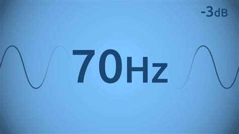 70 hertz: subwoofer test, 10 sec  - sound effect