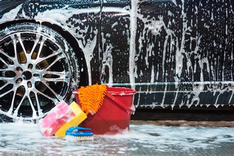 Car wash: the atmosphere in the car - sound effect