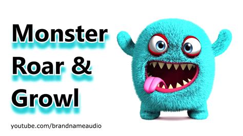 Monster growls (3) - sound effect