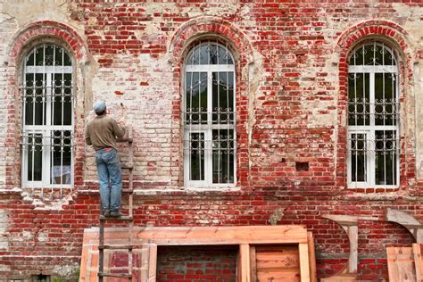 Sound of renovation work in an old building