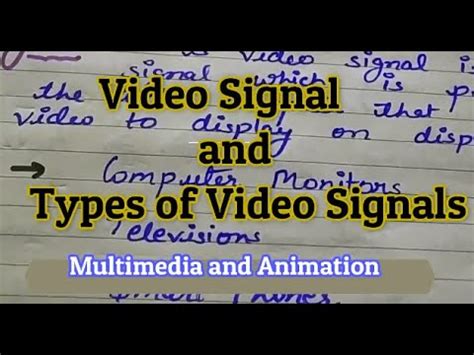 Multimedia sound signals