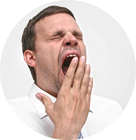 Man yawns - sound effect