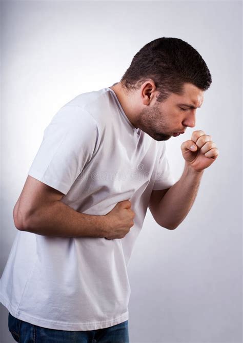 Male cough - sound effect