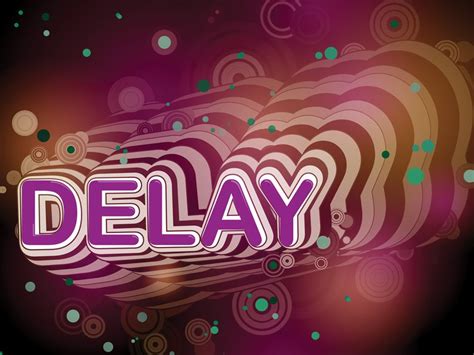 Music, delay - sound effect