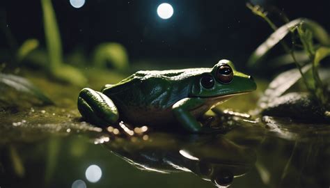 Night crickets, frogs, environmental sounds