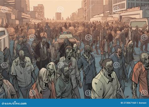 Huge crowd of zombies (loop) - sound effect