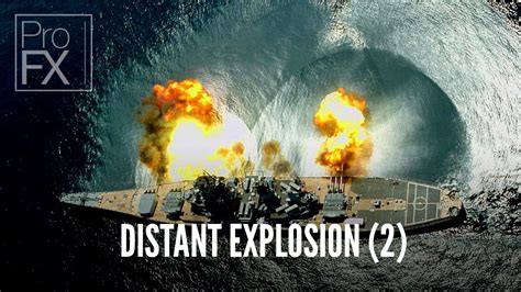 Distant explosion (2) - sound effect