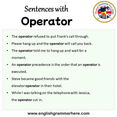 Answer of the electronic operator (english) - sound effect