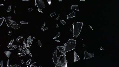 Falling broken glass (2) - sound effect