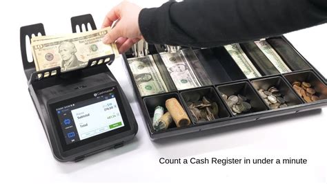 Counting money in a cash register - sound effect