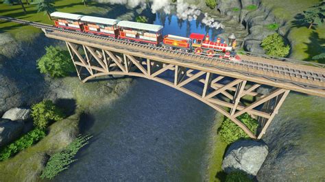 Train rides on a wooden bridge - sound effect