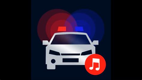 Police car with siren passing by (2) - sound effect