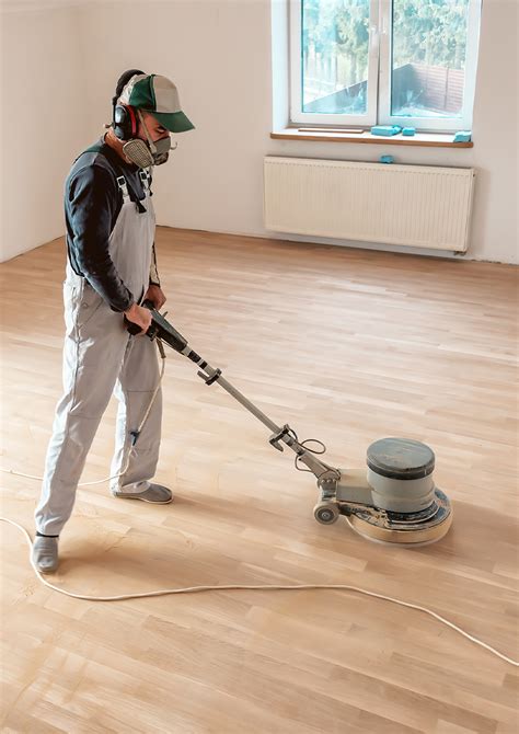 Floor polishing - sound effect
