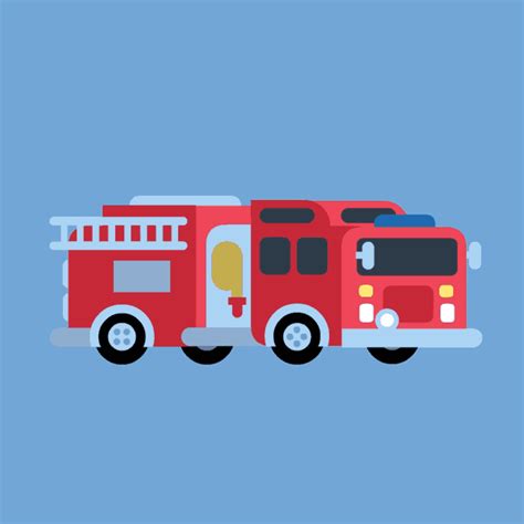 Fire truck moving forward - sound effect