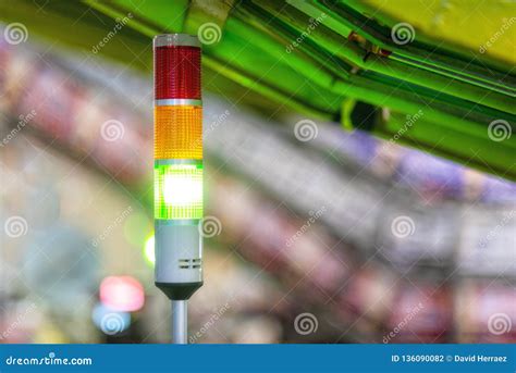 Warning signals in production - sound effect