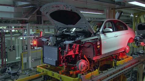 Bmw 3 series production, assembly line - sound effect