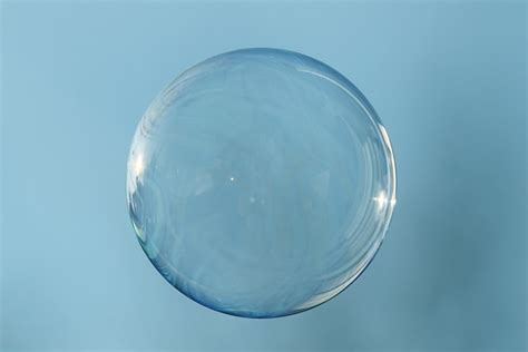 Bubbles, large single bubbles inside a glass container - sound effect