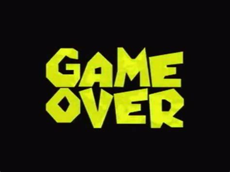 Game over sound effects
