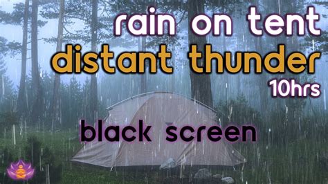 Distant thunder, rain (2) - sound effect