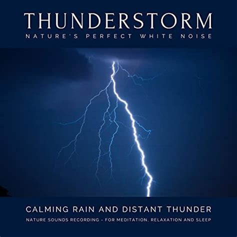 Distant thunder, rain (3) - sound effect