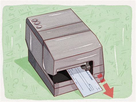 Printing a check on the scales - sound effect