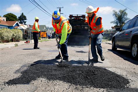 Road repair: several jackhammers in operation - sound effect