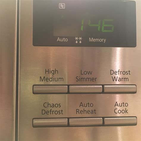 Defrost mode in the microwave: start, work, end - sound effect