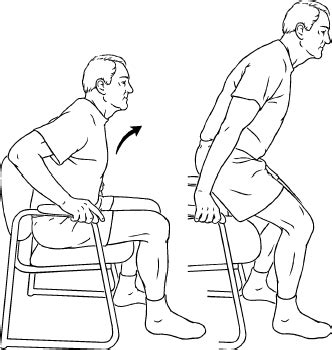 Sit on a kitchen chair, get up from it, the chair moves across the floor - sound effect