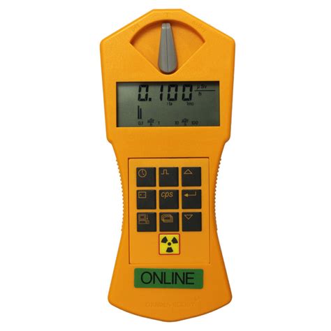 Geiger counter: high intensity, radiation sound