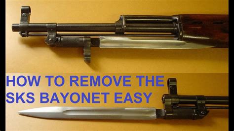 Bayonet is taken out and removed - sound effect
