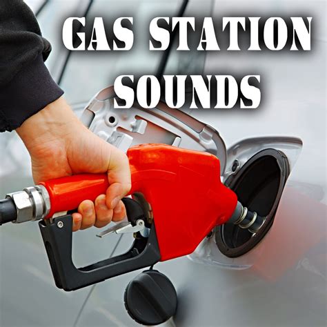 Gas station noise in the city - sound effect